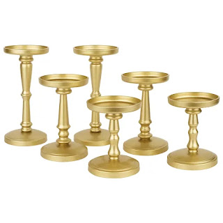 Wholesale Vintage Antique Metal Pillar Candle Holders