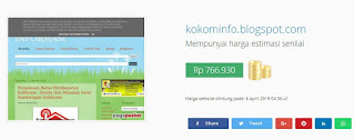 Cek Harga Website dan Blog di ceksite.com