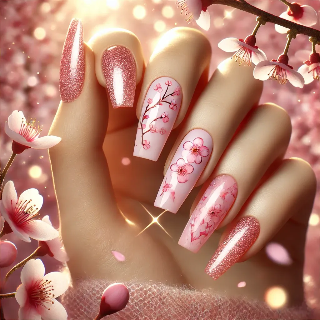 Cherry Blossom Glitter