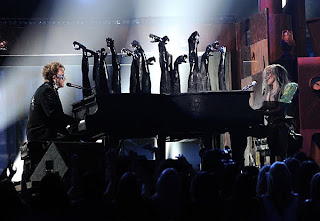 Elton John Lady Gaga Grammys 2010