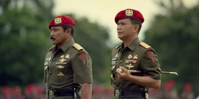 Prabowo sebagai Danjen Kopasus