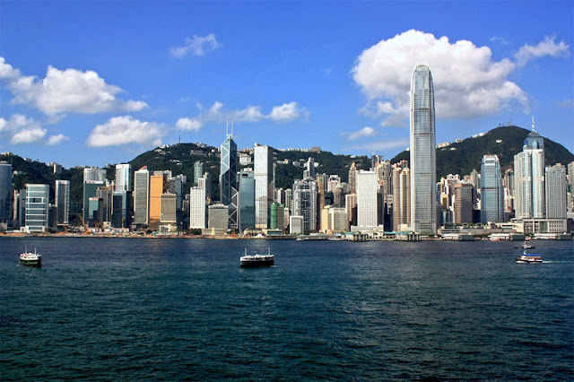 Different Moods of Skyline of Hong Kong