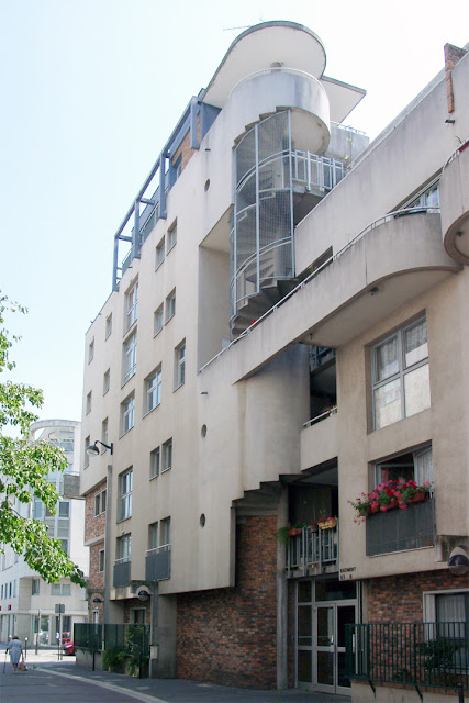 Social housing by Philippe Alluin and Jean-Paul Mauduit, Rue Pernety, Paris