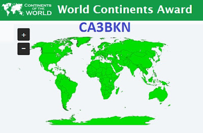 World Continents Award CA3BKN
