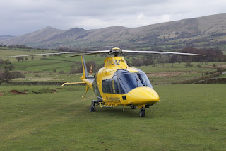 Air Ambulances can land in remote locations