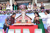 Dihadiri Wakil Gubernur Steven Kandouw, ibadah agung Hut W/KI GMIM ke-85 di Tondano berlangsung meriah