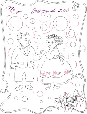 nicole's free coloring pages custom wedding coloring pages