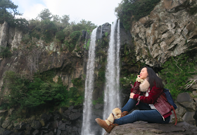 JeongBang waterfall Jeju
