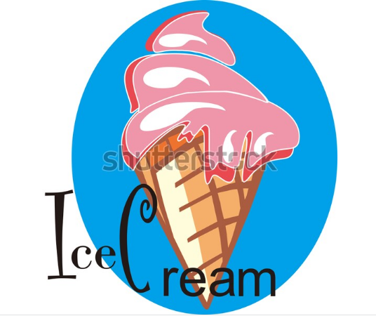 illustration icon ice cream