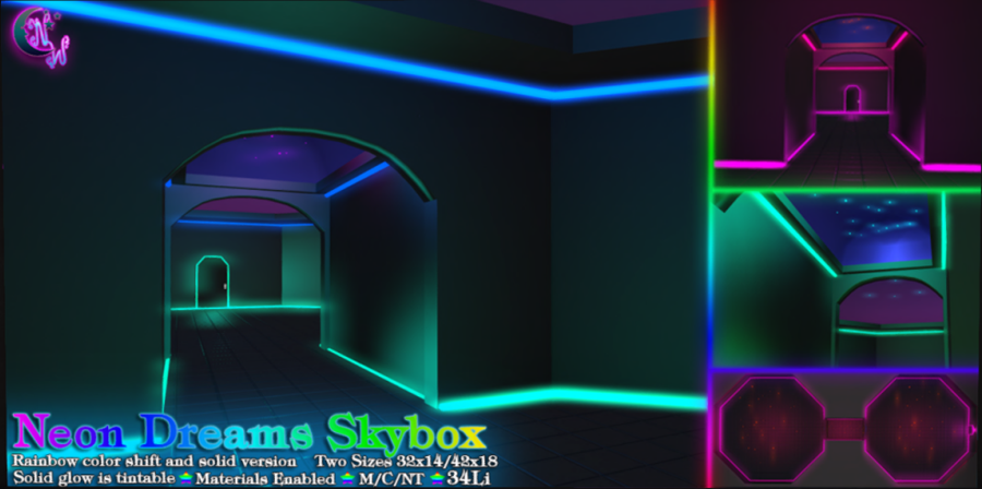 Ruby Pixie - Neon Dreams Skybox