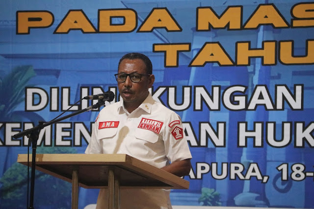 Jajaran Kemenkumham Papua Rakor Evaluasi dan Capaian Kinerja Satuan Kerja Masa Transisi Tahun 2024