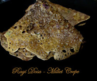 Instant Ragi Dosa