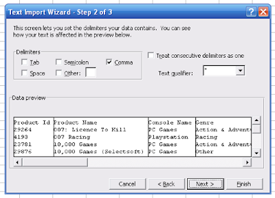 Excel Text Import Wizard 2