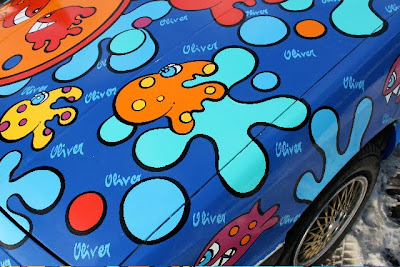 Oliver von Feistmantl 1993 Chrysler Le Baron Convertible Art Car Close up