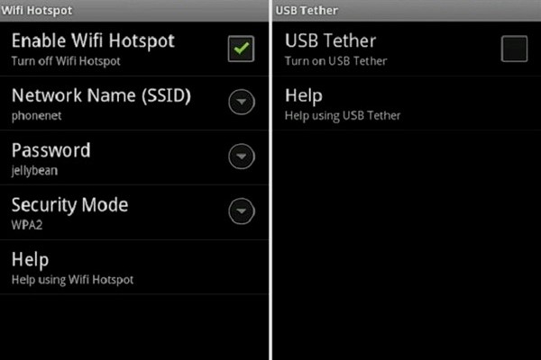 2 Cara Membuat Ponsel Android Sebagai Modem WiFi