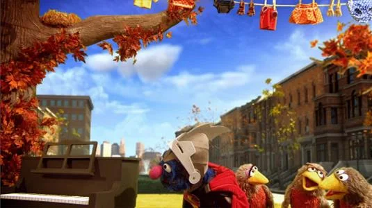 Sesame Street Episode 4524. Super Grover 2.0 Pulleys. Super Grover wants to help the robins.