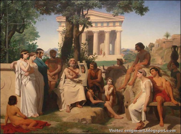 Auguste Leloir, Homère, 1841