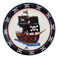 Tono (Pink Poppy) Pirate Plate