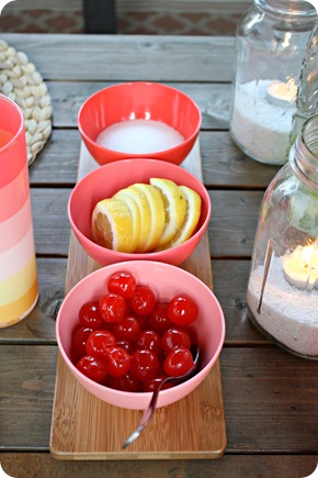 pink lemonade cherries