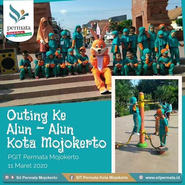 OUTING ANANDA PGIT PERMATA KE ALUN-ALUN KOTA MOJOKERTO