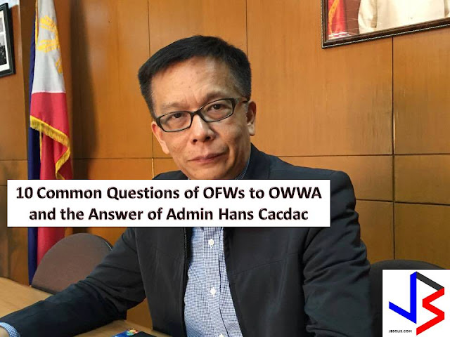 The Overseas Welfare Workers Administration (OWWA) is doing its best to connect with every Overseas Filipino Workers (OFW) around the world to answer their queries.  This is through Facebook Live in the official account of OWWA Administrator Hans Leo Cacdac, that is also shared in OWWA Official Facebook Page.  This week, Cacdac gives news update, particularly in three things.