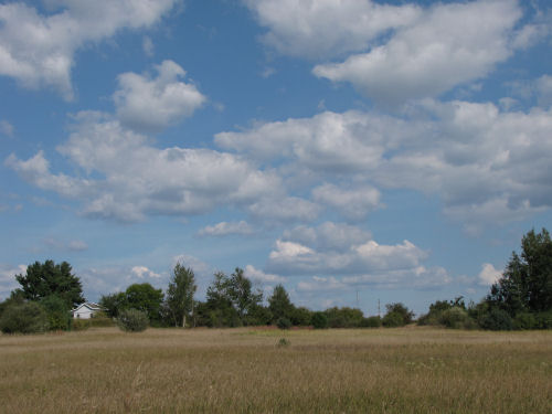 blue sky with clouds