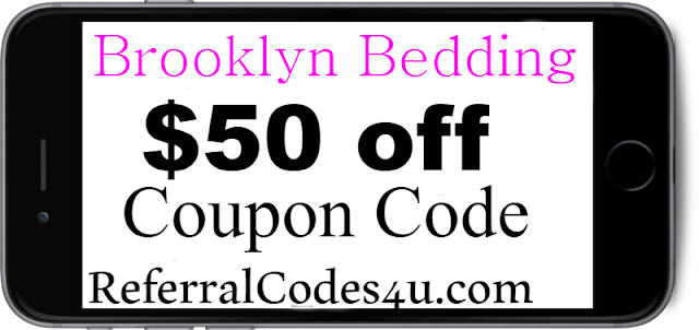 $50 off Brooklyn Bedding Discount Code Coupon 2023 January, February, March, April, May, June 