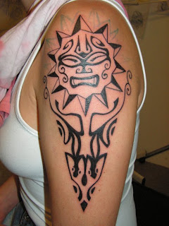 Shoulder Maori Tribal Tattoos Picture 2
