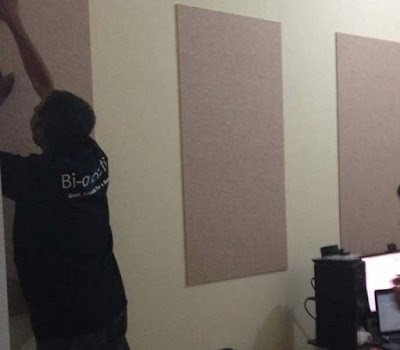 butuh akustik panel di ruangan home studio