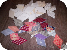 ProsperityStuff Quilts - 60-degree diamonds for EPP Stars