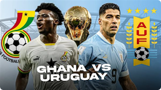 مشاهدة مبارة غانا والاوروغواي الان Live broadcast Uruguay and Ghana