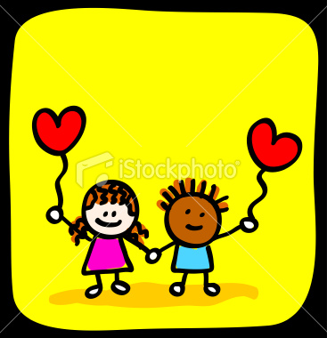 Cartoon Girl Hugging Boy. cartoon girl and oy holding hands. people holding hands cartoon.