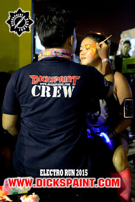 face painting uv glow jakarta