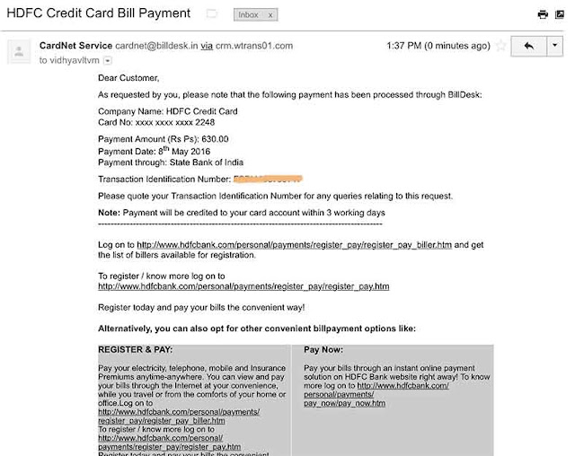 credit card pay bills online
