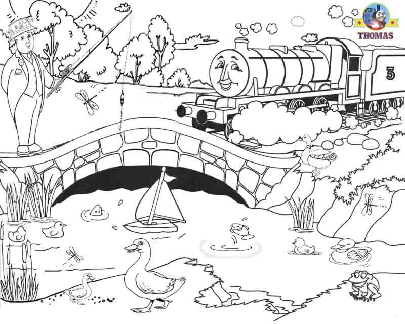 Thomas the Train Coloring Pages to Print Out