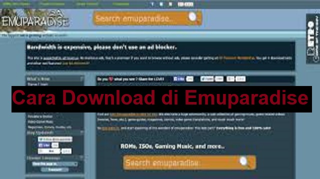 Cara Download di Emuparadise
