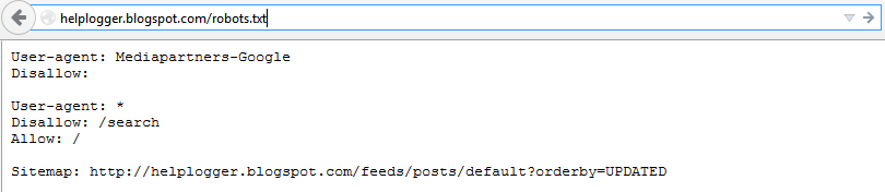 Add Custom Robots.txt File in Blogger custom robots