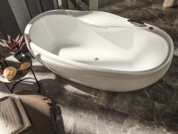 Bathroom Design Zaha Hadid Freestanding Bathtub Oval Luxury Modern Bathroom Design