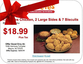 Free Printable Popeyes Chicken Coupons