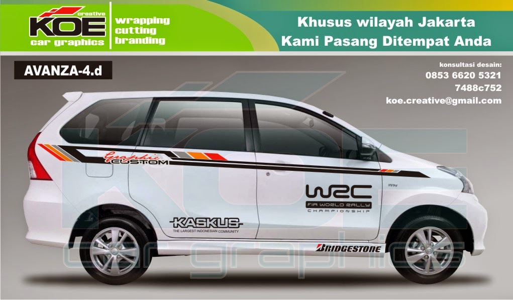 DESAIN CUTTING STICKER AVANZA 4 