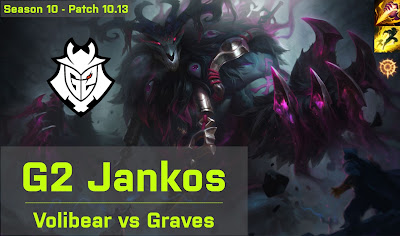 G2 Jankos Volibear JG vs Graves - EUW 10.13