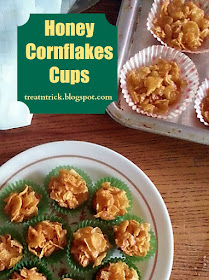 Honey Cornflakes Cups Recipe @ treatntrick.blogspot.com