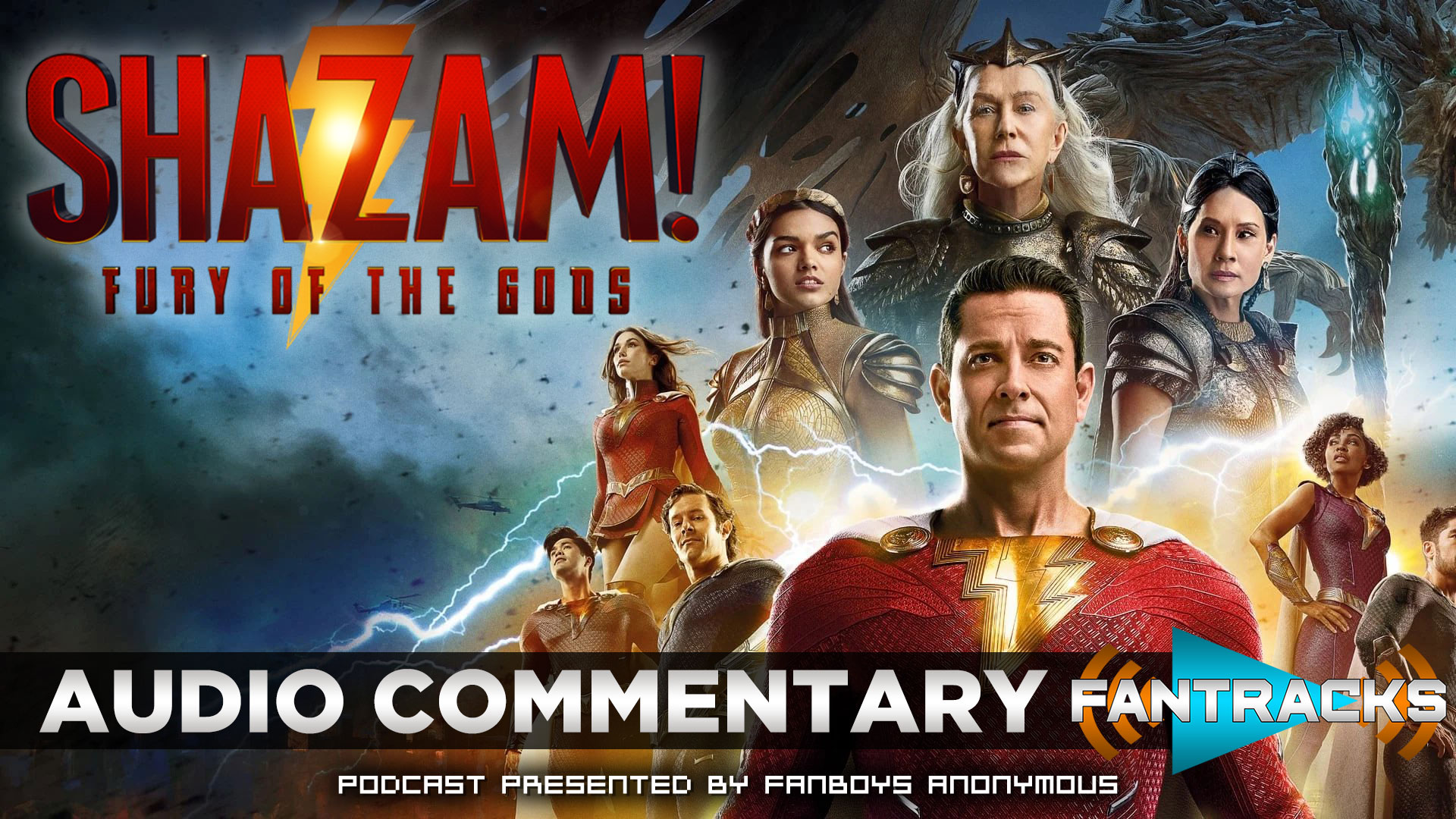 FanTracks Shazam! Fury of the Gods audio commentary