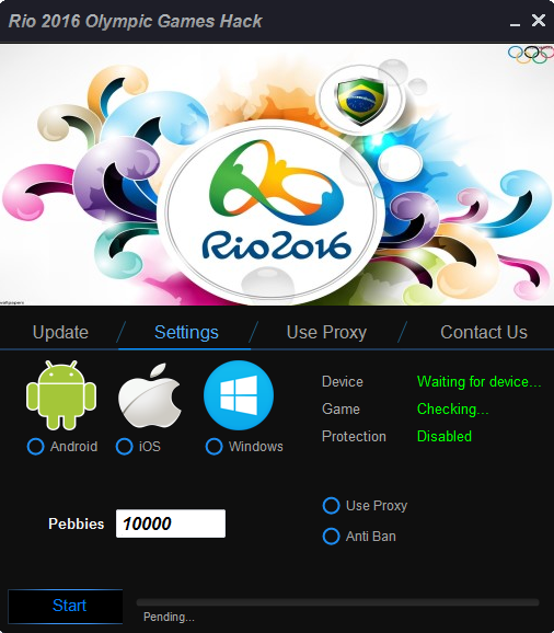 Rio 2016 Olympic Games Hack Tool