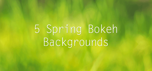 春の草原を美しいボケで表現した高解像度な無料テクスチャー画像素材セット