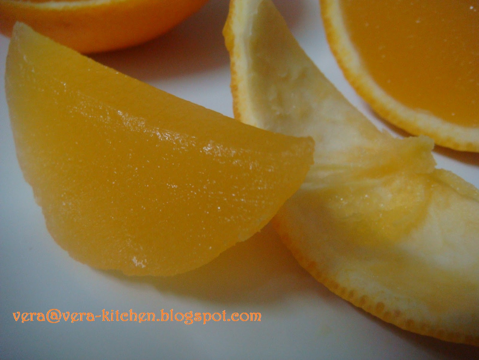 Sweet V's Kitchen: Orange Agar-Agar Jelly