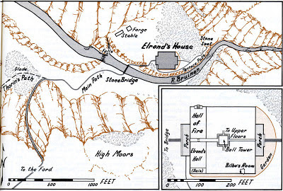 Map Karta Rivendell