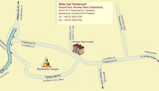 'Mata Hari', restaurant located at the 'Thappraya Road'