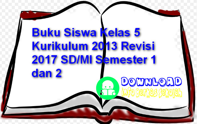  Kali ini admin  bagikan Buku Pegangan Siswa Buku Siswa Kelas 5 Kurikulum 2013 Revisi 2020 SD/MI Semester 1 dan 2