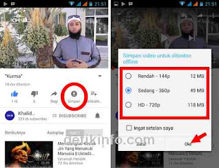 cara simpan youtube dan menonton tanpa internet